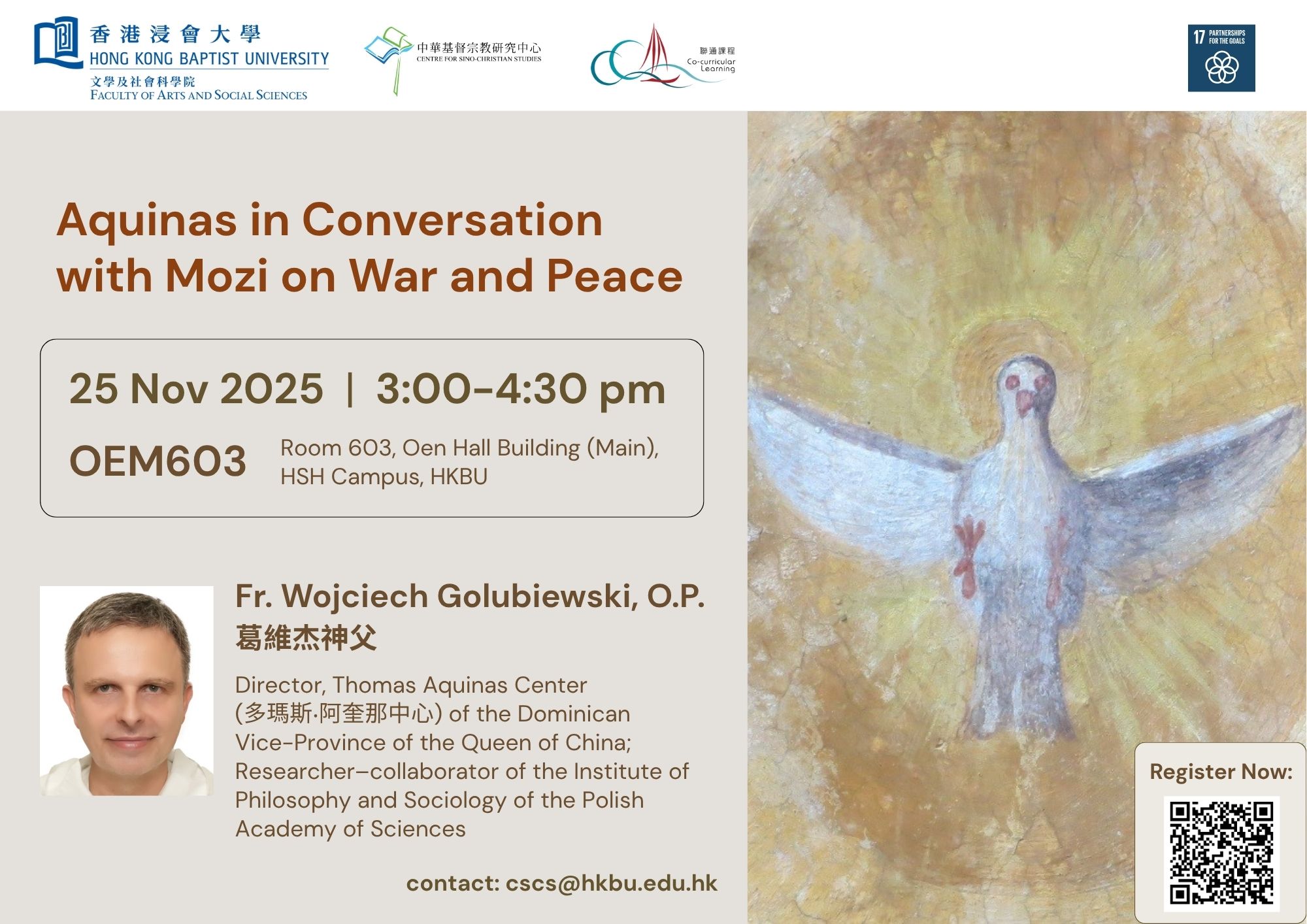 Aquinas in Conversation with Mozi on War and Peace